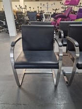 Set Of 4 1970s Vintage BRNO Chairs Knoll Studio By Mies Van Der Rohe Stainless 