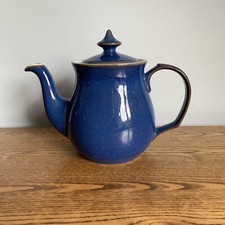 Denby imperial blue teapot 2pt - denby,