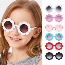 Kids Flower Shaped Cute Round Sunglasses Girls Baby Children Toddler Shade UV400
