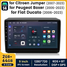 Android For Fiat Ducato Peugeot Boxer Citroen Jumper Carplay Radio GPS Head Unit
