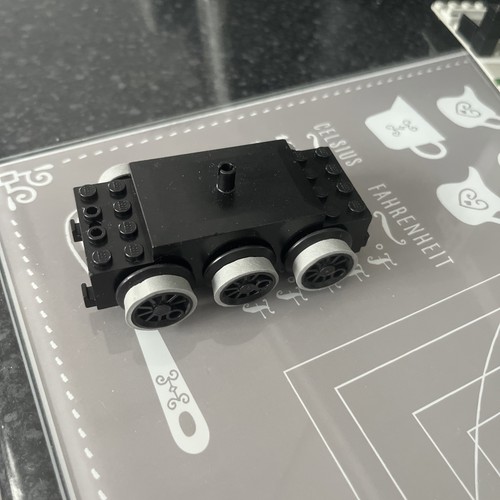 Vintage lego train 12v - train, black