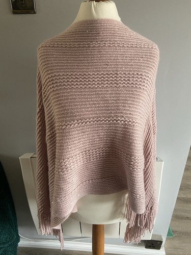 Knitted poncho - knitted,