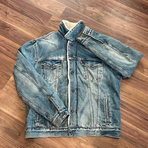 Levi sherpa lined denim - sherpa,