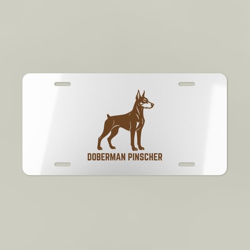 Doberman pinscher silhouette - doberman,