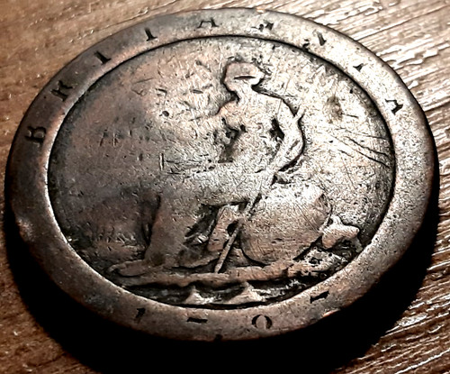 George iii cartwheel penny - george,