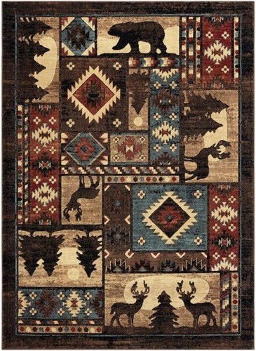 Modern small fireplace rugs - small,