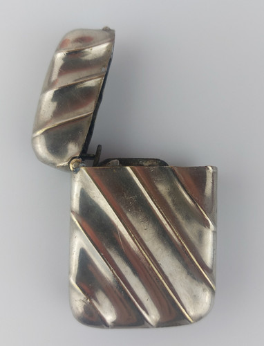 Antique vesta match case - vesta,