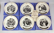 Wedgwood Bone China the Authorised Dickens Plate Collection - 6 Plate Collection