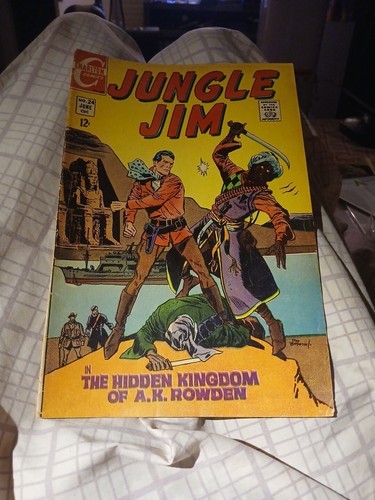 Charlton comics jungle jim - charlton,
