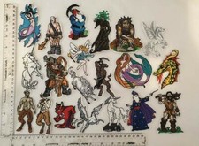 1 NEW SEW OR IRON-ON EMBROIDERED MOTIF PATCH MYTHICAL CREATURE DRAGON UNICORN...