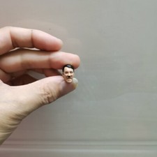 Painted 1/18 German Army Head