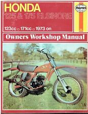 HONDA CR125M/M1/M2/M76 MT125 MR175 ELSINORE MOTOCROSS ENDURO '73- REPAIR MANUAL