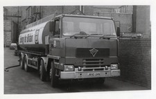 B/W PHOTO: PHILLIPS PETROLEUM (ROUTE 66) FODEN 4300 8W FUEL TANKER (5.5x3.5)