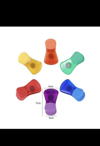 Magnetic clips pack - 6,