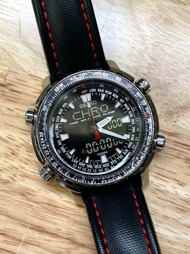Seiko flightmaster world timer - world,