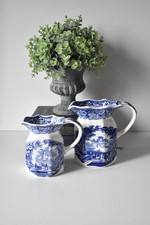 X 2 Vintage Masons Blue Vista