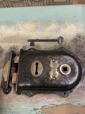 Old rim lock Vintage Antique