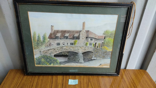 Original drawing packhorse - drawing, of
