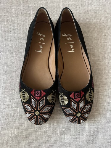 Black embroidered ballet - fs/ny,