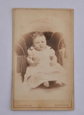 CDV OF A SEATED INFANT, BY