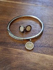 Michael Kors Gold Tone MK Logo