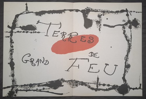 Joan miro 1956 original double - original,