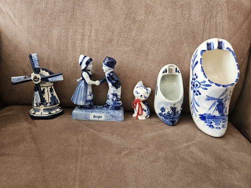 Vintage dutch delft blue - dutch,