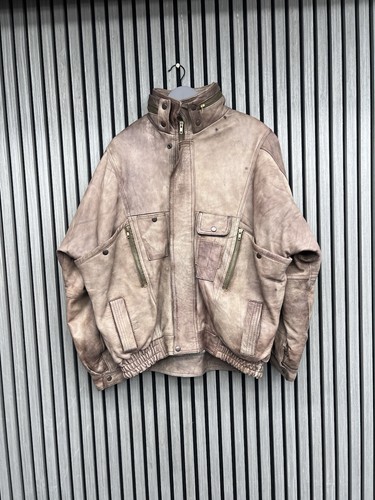 Vintage brown leather - vintage, bomber
