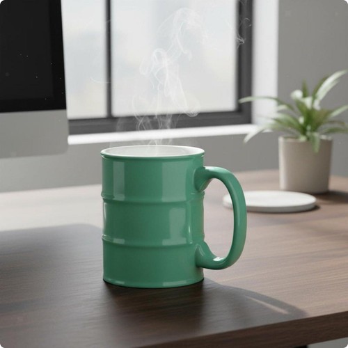 Oil barrel mug - oil,