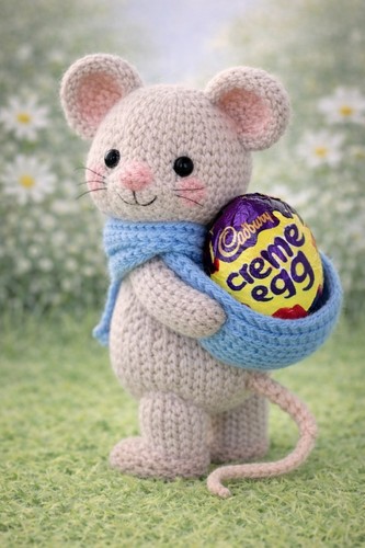 Easter mouse knitting pattern - easter,
