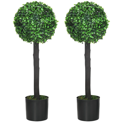 Two artificial boxwood ball - boxwood,