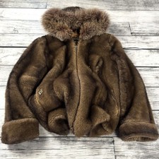 Womens/Mens Vintage Brown Mink