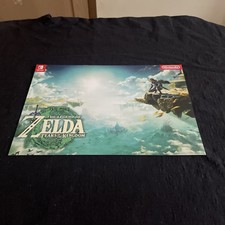 The Legend Zelda Nintendo Promotional Poster 25cm Width / 17cm Height