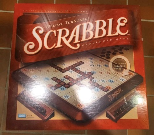 New scrabble deluxe - scrabble, turntable