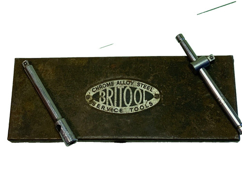 Vintage britool box drive - box, 1/4"