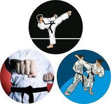 KARATE TROPHY CENTRES - 2.5cm