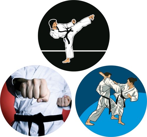 Karate trophy centres 2 5cm - karate,
