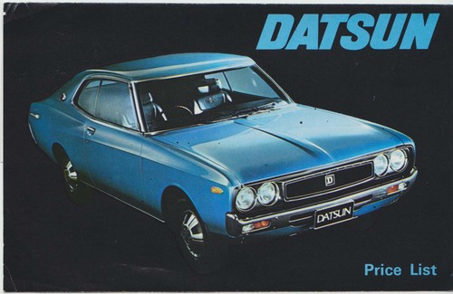 Datsun price list 1973 june - datsun,