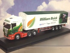 OXFORD SCANIA CAB JOCKEY TRUCK & TRAILER EDDIE STOBART WILLIAM BUICK 76SHL15WF