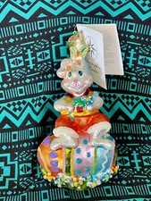 Radko bunny hatch ornament - bunny,