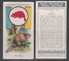 CIGARETTE CARDS Players 1933 Boy Scout & Girl Guide - complete set