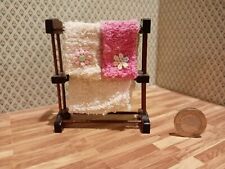 12th Scale Dolls House Dressed Towel Rail