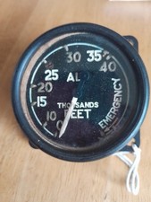 Lancaster oxygen regulator gauge aircraft instrument