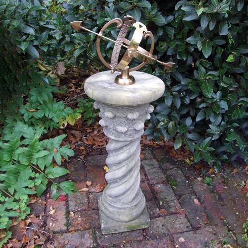 Roman armillary stone garden - armillary,