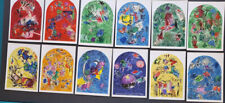 Marc Chagall "Jerusalem Windows" Set of 12 Original Lithographs 1962 Limited ed