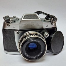 Ihagee Exa IIb Camera With CZJ Tessar 50mm 2.8/50  Lens, Good Working Condition