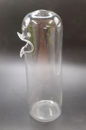 Vintage glass domed - domed, peanut