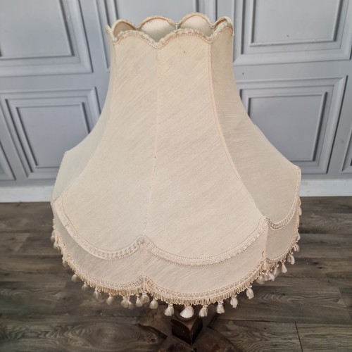 Vintage fabric lampshade - vintage,