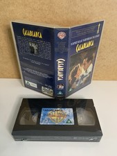Casablanca VHS Video Humphrey Bogart Ingrid Bergman
