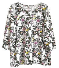 Cotton Traders floral cotton t